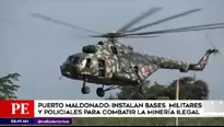 Las bases militares y policiales estarán en La Pampa. Foto: América TV