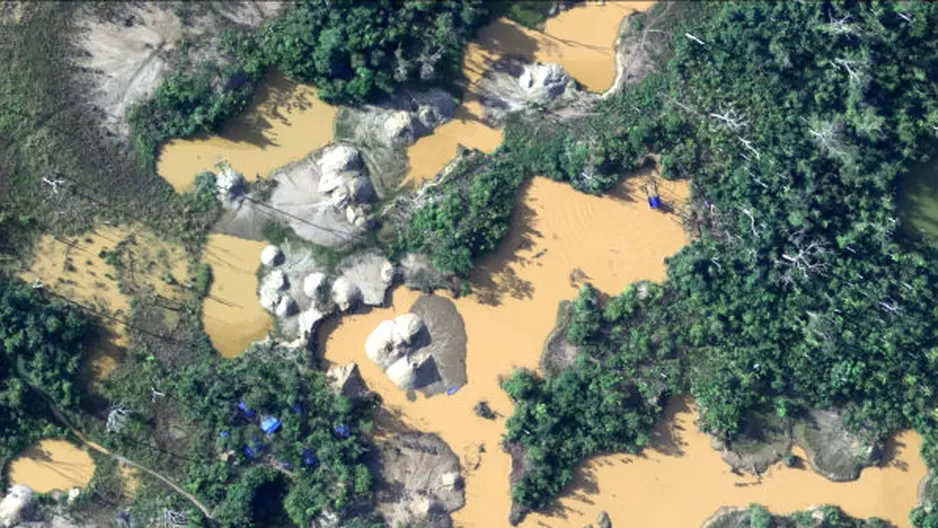 Minería ilegal en Madre de Dios. Foto: FAP