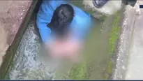 Recién nacida abandonada en Madre de Dios. Foto y video: Canal N