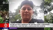 Asesinato en Madre de Dios. América Noticias