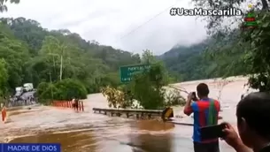 Unas 150 viviendas se vieron afectadas a causa de la lluvia torrencial. Foto: Canal N