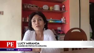 Lucy Rojas, madre del suboficial Elvis Miranda. Foto: Am&eacute;rica TV