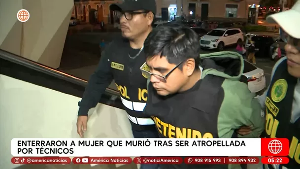 Enterraron a mujer que murió tras ser atropellada por técnicos en San Bartolo. Foto: América Noticias