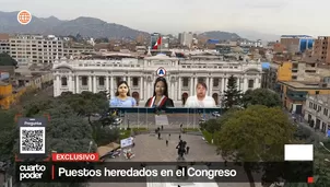 Madre e hija, ambas de APP, trabajaron en el Congreso pese a prohibición legal. La madre es asesora de congresista investigada por recortes de sueldo. Video: Cuarto Poder