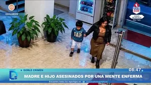 Madre e hijo asesinados por una mente enferma. Foto y video: Domingo al día