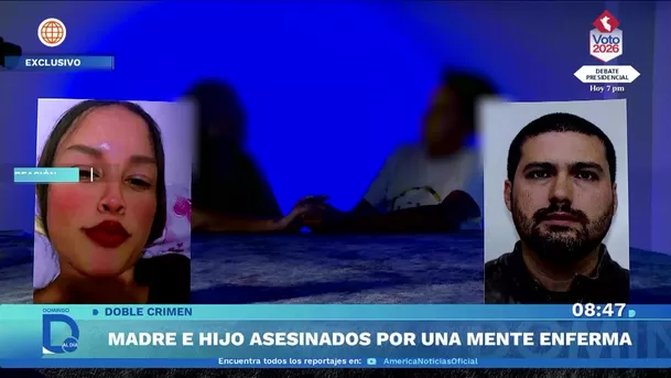 Madre e hijo asesinados por una mente enferma. Foto: Domingo al día Madre e hijo asesinados por una mente enferma. Foto: Domingo al día