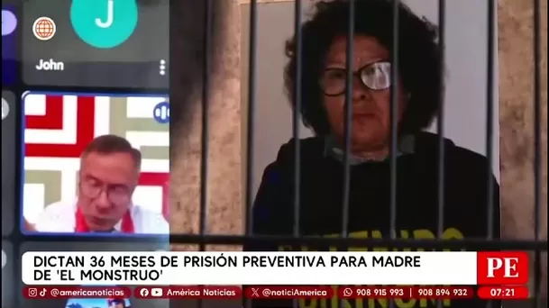Madre de ‘El Monstruo’ cumplirá prisión preventiva tras hallazgo de dinamita y dinero de organización criminal/ América Noticias Madre de ‘El Monstruo’ cumplirá prisión preventiva tras hallazgo de dinamita y dinero de organización criminal/ América Noticias