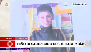 Madre pide ayuda para encontrar a su hijo desaparecido en Manchay. Foto y video: América Noticias