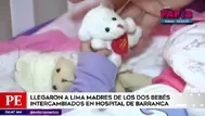 Madres de bebés cambiados en hospital de Barranca conocerán hoy resultados de prueba