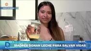 Madres donan leche materna para salvar a bebés prematuros