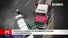 Magdalena: Chocan a camión de bomberos que iba en una emergencia