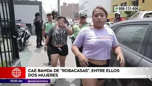 Captura de robacasas en Magdalena. Foto y video: América Noticias