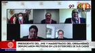 Magistrado del JNE: No nos van a amedrentar, estamos para el cumplimiento de la Constitución y la ley