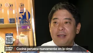El chef Mitsuharu “Misha” Tsumura conquistó al jurado de The World’s 50 Best Restaurant. Video: Cuarto Poder