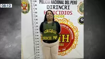 Madre de Maldito Cris capturada en San Martín de Porres. Foto y video: Canal N