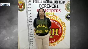 Madre de Maldito Cris capturada en San Martín de Porres. Foto y video: Canal N