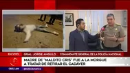 Maldito Cris: Madre del delincuente abatido trató de retirar cuerpo de la morgue