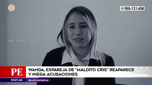 Wanda del Valle, expareja del delincuente abatido maldito Cris. Foto y video: América Noticias