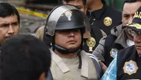 Coico estuvo protegido con un chaleco antibalas y un casco de la Policía antimotines / Andina