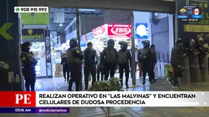 Operativo en Las Malvinas. Foto y video: América Noticias