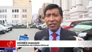 Moisés Mamani respondió a Luisa Cuculiza sobre sus últimas declaraciones. Foto: captura de TV