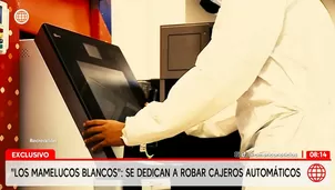 Mamelucos blancos: delincuentes explotan cajeros automáticos