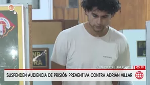 Mañana deciden prisión preventiva contra Adrián Villar. Foto y video: América Noticias
