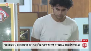 Mañana deciden prisión preventiva contra Adrián Villar. Foto y video: América Noticias