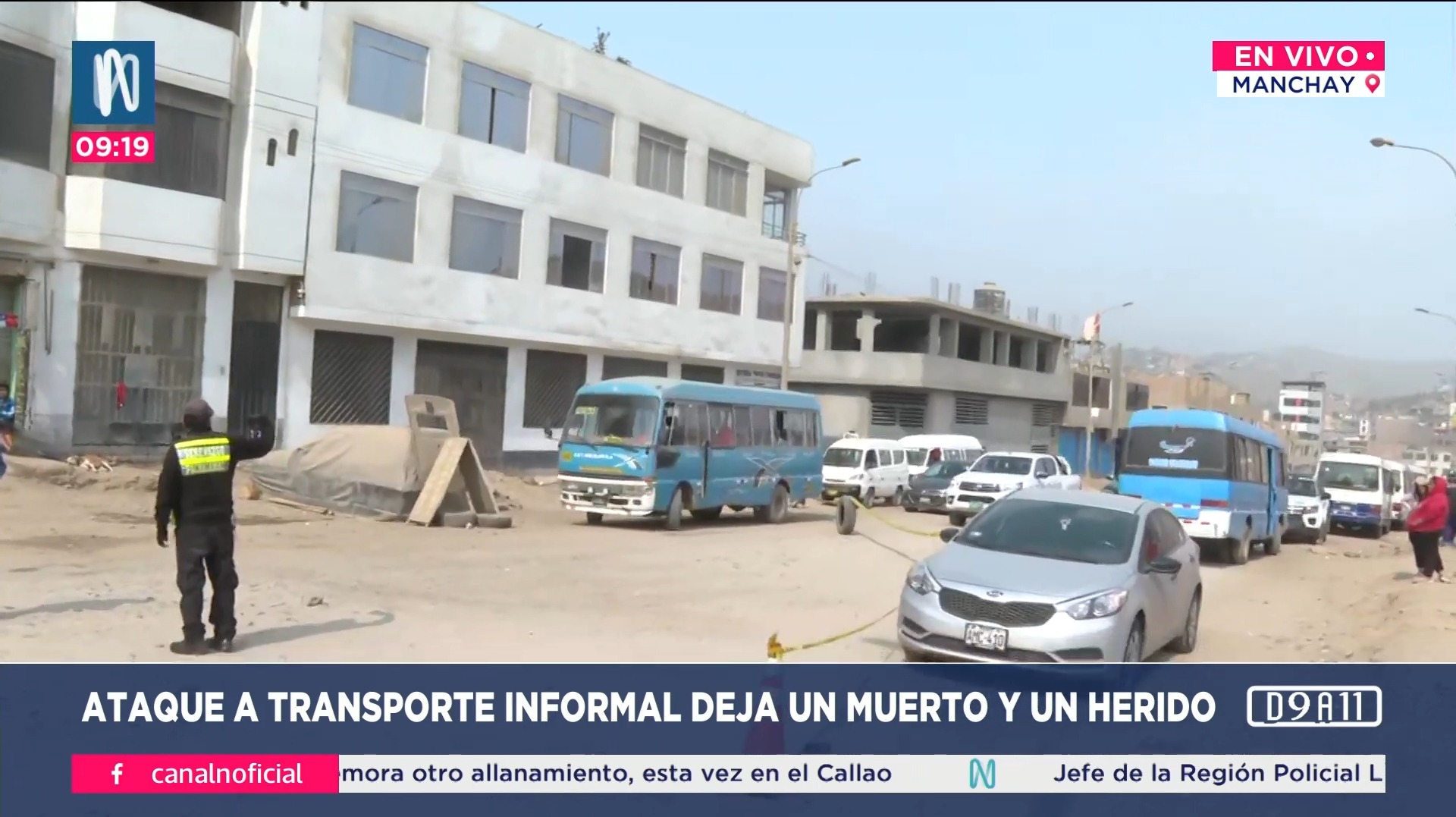 Manchay: Ataque a transporte informal deja un muerto y un herido