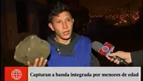 Joven dijo que es víctima de amenazas de parte de los menores. Foto: captura de TV