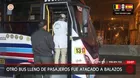 Manchay: extorsionadores atacaron bus lleno de pasajeros