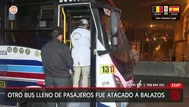 Manchay: extorsionadores atacaron bus lleno de pasajeros