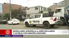 Manchay: Patrullero atropelló a niño de 8 años y lo dejó con graves lesiones