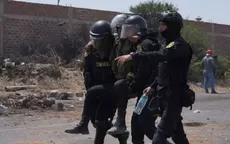 Manifestaciones del fin de semana dejaron 53 policías heridos - Noticias de Diego Bertie