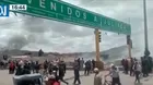 Manifestantes intentaron ingresar al aeropuerto de Juliaca