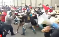 Manifestantes provocaron destrozos en la av. Alfonso Ugarte - Noticias de geiner-alvarado