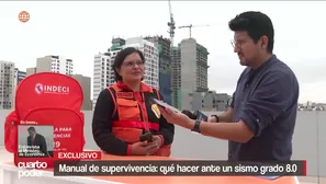 Especialistas del Indeci, el Cismid y la UNI desmienten mitos y consejos obsoletos sobre cómo actuar ante un sismo. Video: Cuarto Poder