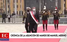 Manuel Merino de Lama: Crónica de la asunción de mando tras la vacancia contra Vizcarra - Noticias de despacho-presidencial