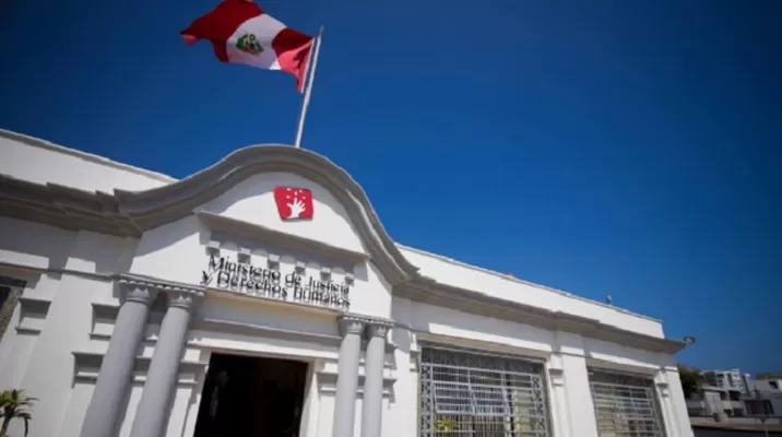 Ministerio de Justicia. Foto: Andina Ministerio de Justicia. Foto: Andina