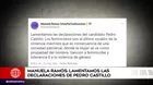 Manuela Ramos: Lamentamos las declaraciones de Pedro Castillo sobre feminicidios