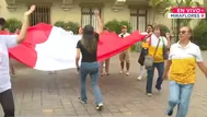 Marcha de apoyo al proyecto Legado en Miraflores