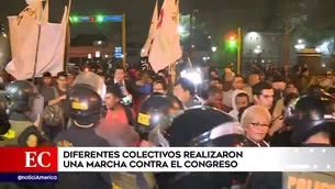 Movilización en el Cercado de Lima.