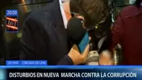 La Marcha contra la Corrupción se tornó violenta