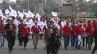 Marcha contra la delincuencia: Ciudadanos exigen acciones contra el crimen organizado