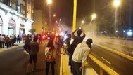 Policía lanzó bombas lacrimógenas en la marcha contra Luis Castañeda