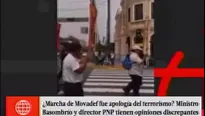 Controversia por marcha del Movadef. Am&eacute;rica Noticias.