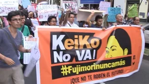 Marcha contra Keiko Fujimori. Foto: lamula.pe