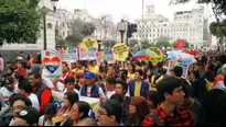 MML no está de acuerdo con que usen la Plaza San Martín para la Marcha del Orgullo LGBTI. Foto: El Comercio.