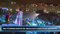 Se realizó en Lima la 18° Marcha del Orgullo LGBTI