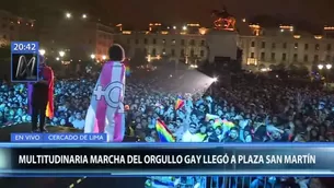 Se realizó en Lima la 18° Marcha del Orgullo LGBTI